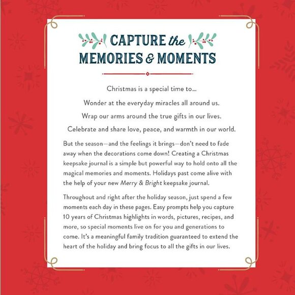 ($6) Merry & Bright Holiday Journal - Picture 4 of 8